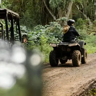Excursión en cuatrimoto por un sendero